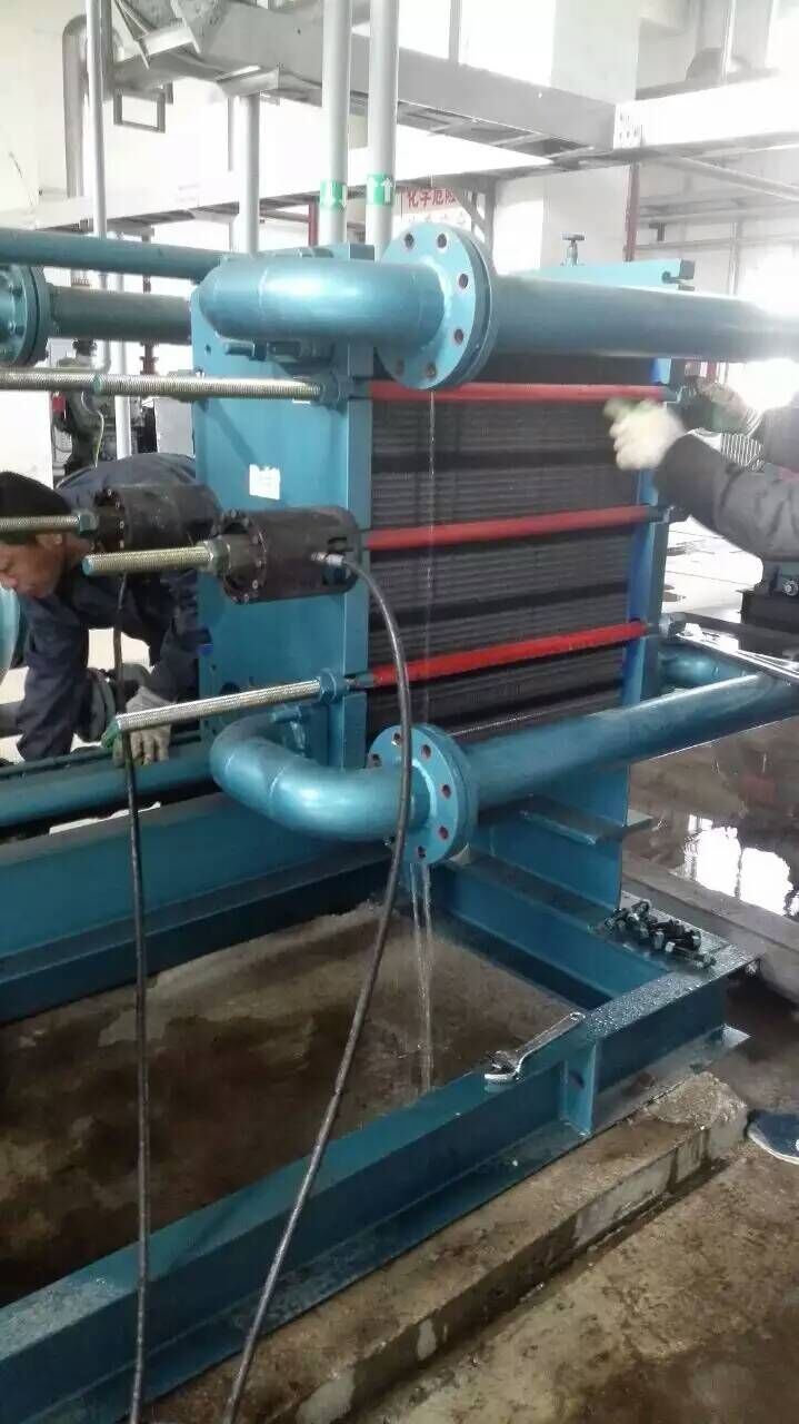 板式换热器清洗前 板式换热器清洗前